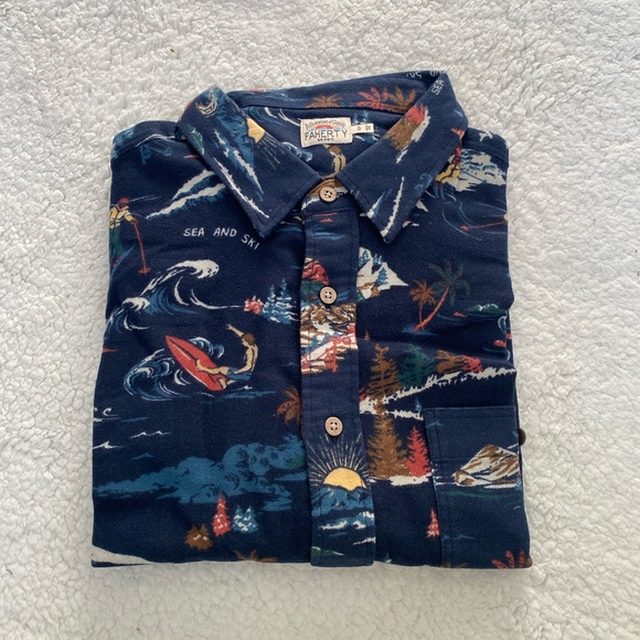 NWOT Faherty Super Brushed Flannel - Picture 5 of 8